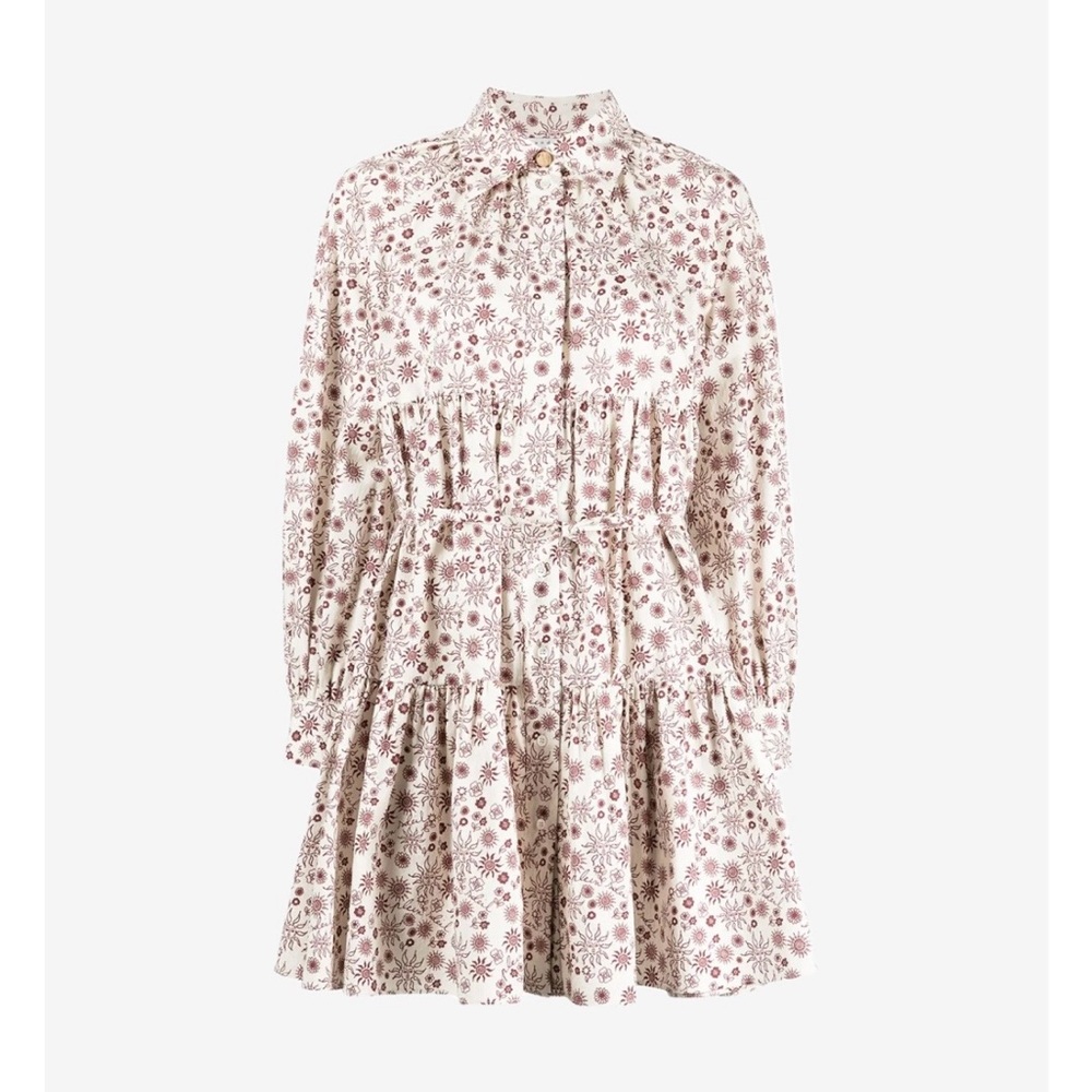 Sandro Flared and printed shirt dress, new with tags - Picture 2 of 8